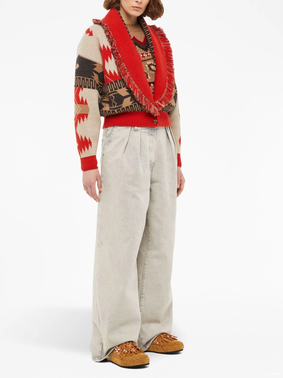 Affordable Icon bomber Women cardigan jacquard Alanui 0728